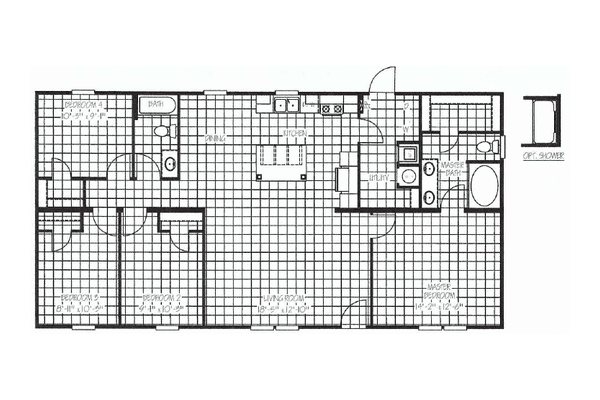 Floor plan of the Baha