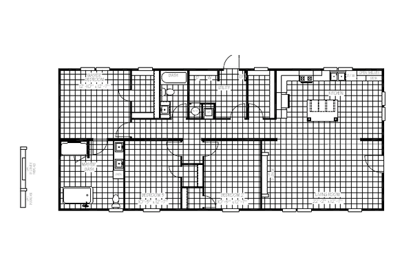 Floor plan of the Lakeland