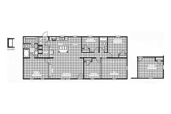 Floor plan of the Rosewood